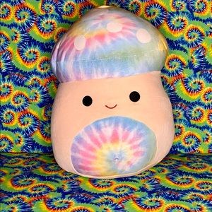 Kervena the Tie Dye Mushroom Squishmallow 14"